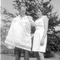 Barnedåb hos Bodil og Børge 23-6-1968 - Agfa IF 604-film - 14