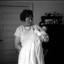 Charlottes barnedåb hos Inger og Sigurd 9:6-1968 - AGFA L IF 607 - 10