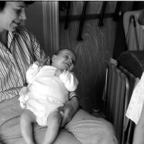 Charlottes barnedåb hos Inger og Sigurd 9:6-1968 - AGFA L IF 607 - 4