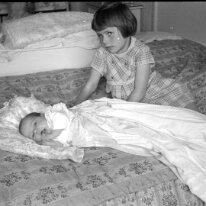 Charlottes barnedåb hos Inger og Sigurd 9:6-1968 - AGFA L IF 607 - 7